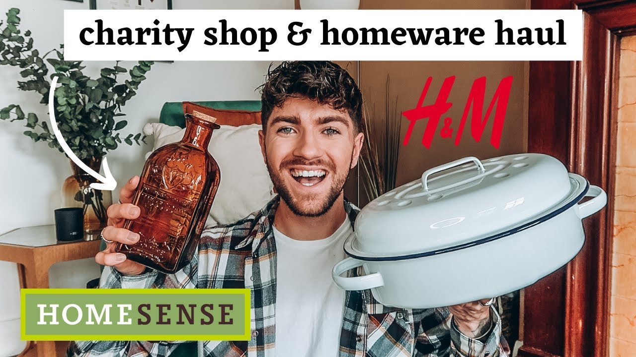 CHARITY SHOP & HOMEWARE HAUL HOMESENSE & H&M Luke Catleugh YouTube
