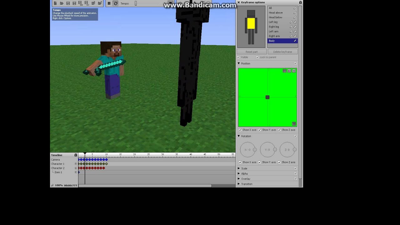 enderman kill animation by clashEXP YouTube