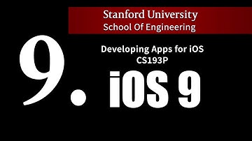 Stanford iOS 9 - Lecture 9.  Table View