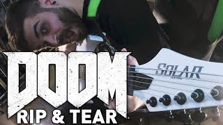 Doom OST - Rip & Tear Guitar Cover - Andrew Baena & Paul Ozz chords