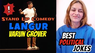 Dekho Vo Agya!! Varun Grover New Stand Up - LANGUR - Reaction #hindistandupcomedy2024 #dammitreacts