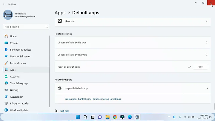 How to Reset Default Apps in WIndows 11