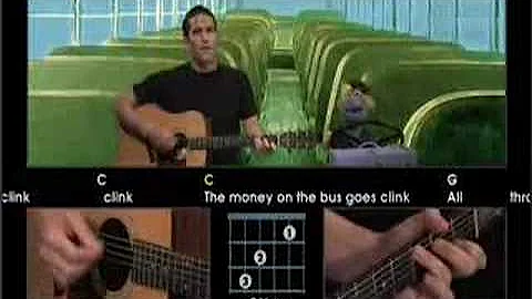 Guitar Lesson #41 -Wheels on the Bus- Full Song