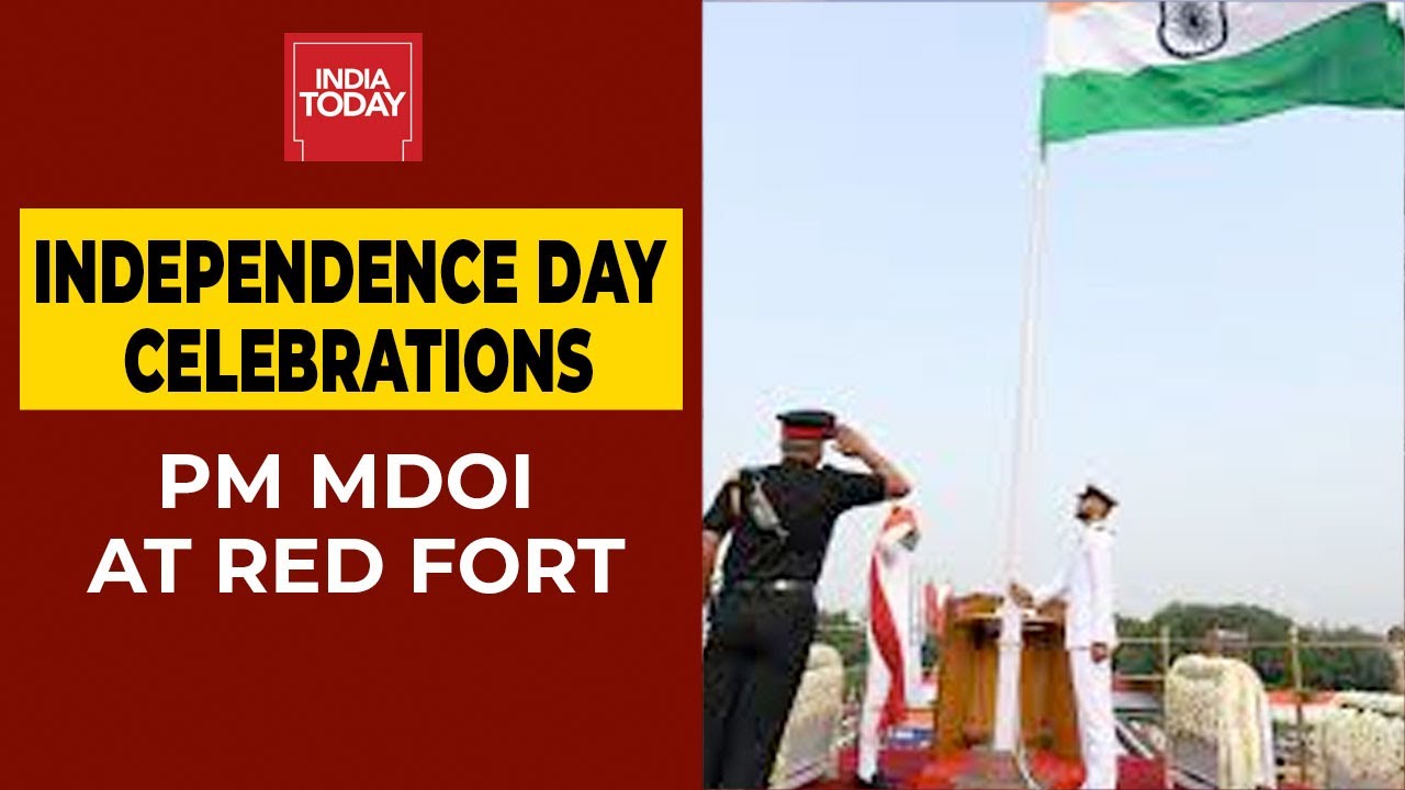 PM Narendra Modi Inspects The Guard Of Honour At Red Fort On The Occasion Of 74th Independence Day