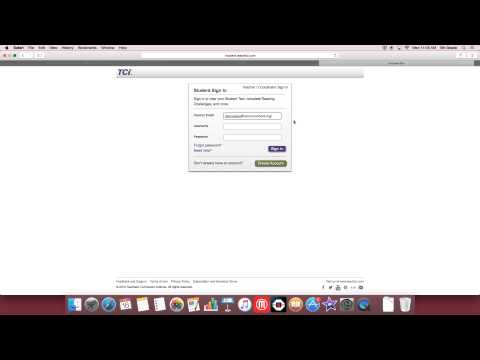 How to log into TCI online textbook