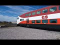 The go train but its different colors