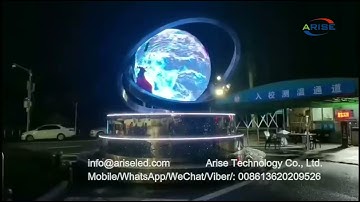Custom shape Outdoor Waterproof 360 degree curve round smd spherical led screen display screen ball