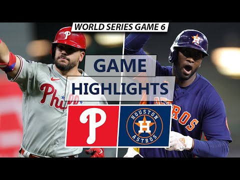 Houston Astros vs. Philadelphia Phillies Game 6: Watch 2022 World