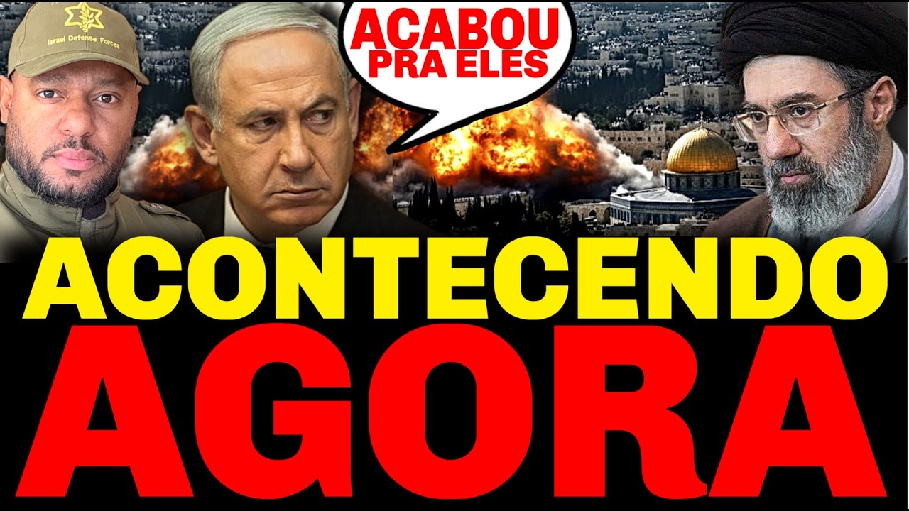 AO VIVO URGENTE🚨IMAGENS CORRE CORRE E EXPLOSÕES🚨PESADO ATAQUE CONTRA ISRAEL❗️❗️