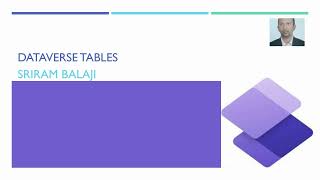 11. Create Dataverse Tables  using Data workspace