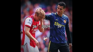 Odegaard and Ronaldo🤝❤️‍🩹 #football #capcut #shorts