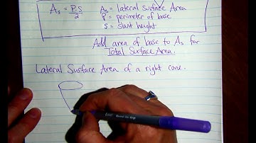 Surface Areas of Right Pyramids and Cones