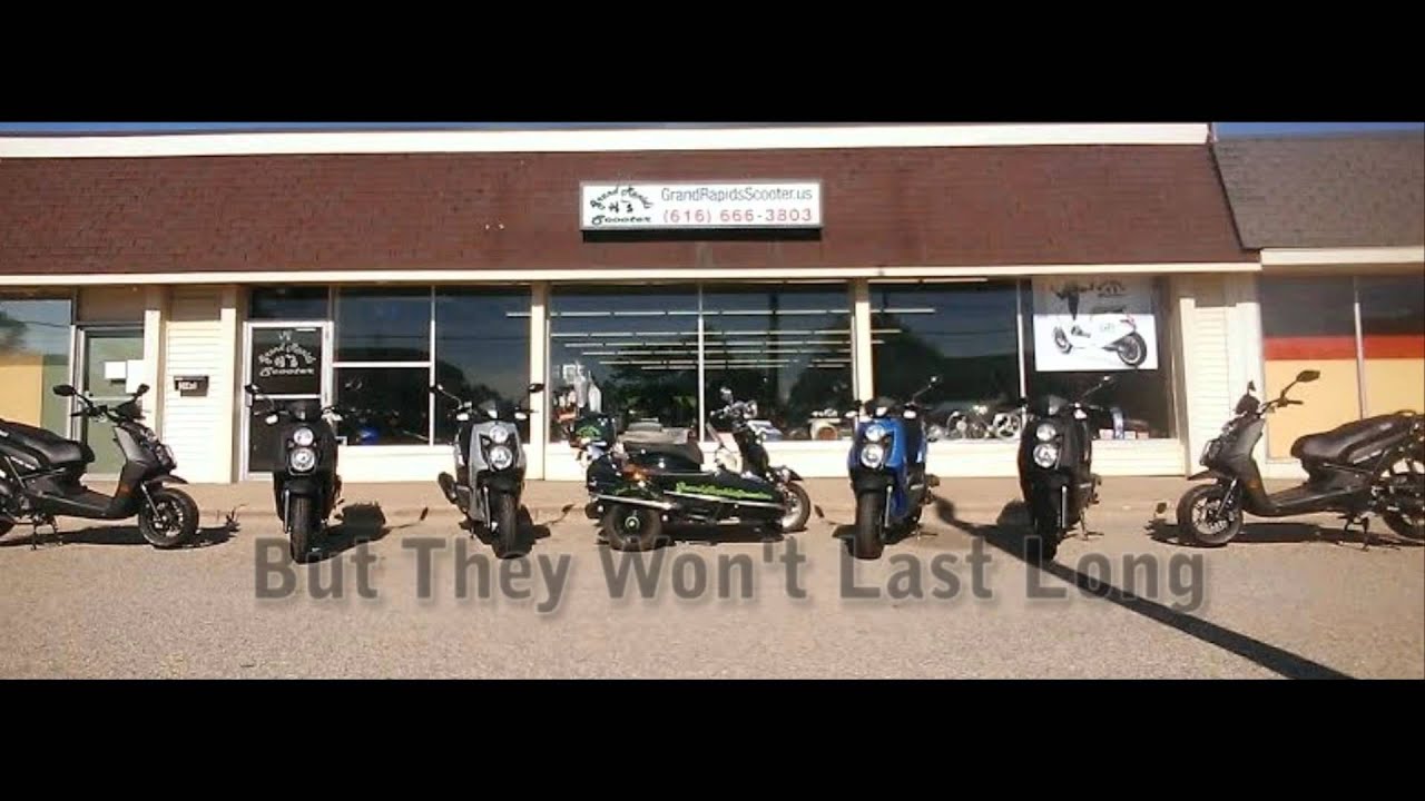 Grand Rapids Scooter Michigan Znen Mopeds Bintelli Havoc 49cc Back in Stock YouTube