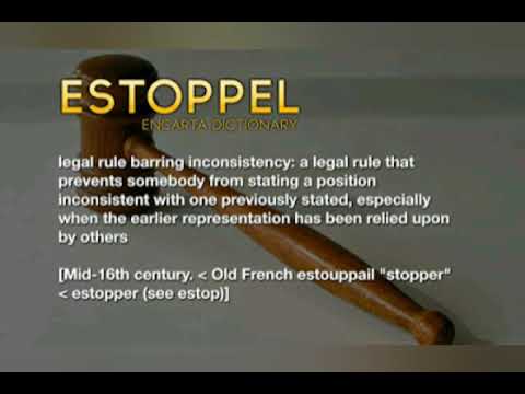 Types of estoppel
