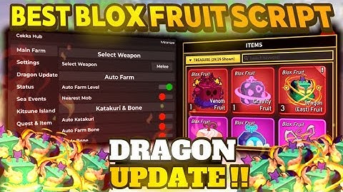 [🐲DRAGON] Blox Fruits Script Pastebin Mobile | Auto Farm, Level 2600, Mastery & More - (Update 24)
