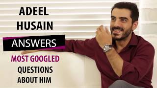 Adeel Husain's interesting response to "Most Googled Questions" about him | People Magazine Pakistan