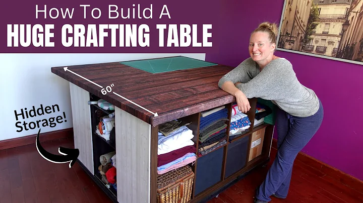 IKEA Hack + Recycling = The ULTIMATE Sewing Table ...