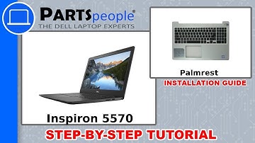 Inspiron 15-5570 W/ DVD Drive (P75F001) Palmrest/Keyboard Assembly How-To Video Tutorial