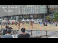 20250510 ビーチバレー大阪大会　二日目ウォーミングアップなど一般公開分