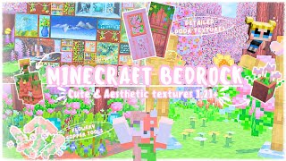 12 NEW Minecraft texture packs 💗 bedrock/pe 1.21 