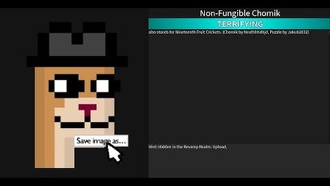 gubby shows you how to get non-fungible chomik in find the chomiks.