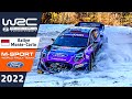 M-Sport Ford WRC Highlights Day 3 : WRC Rallye Monte-Carlo 2022 with the Ford Puma Rally1 Rally Car