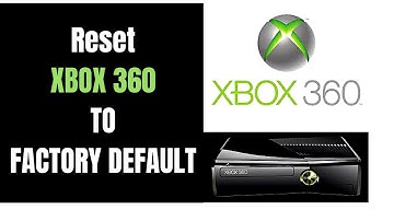 How To Reset XBOX 360 To Factory Default  setting