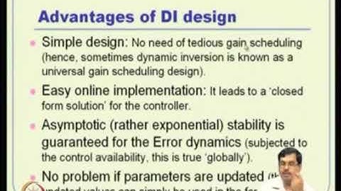 Lec 35: Dynamic Inversion II #ch24sp #swayamprabha