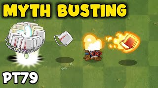 PvZ 2 Myth Busting - Magnet Shroom can burn Bucket through torchwood?