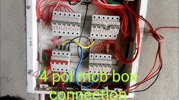 How to make#mcb#box#connection #distribution#mcb#box#connection elcb/ rccb/dp/sp mcb connection