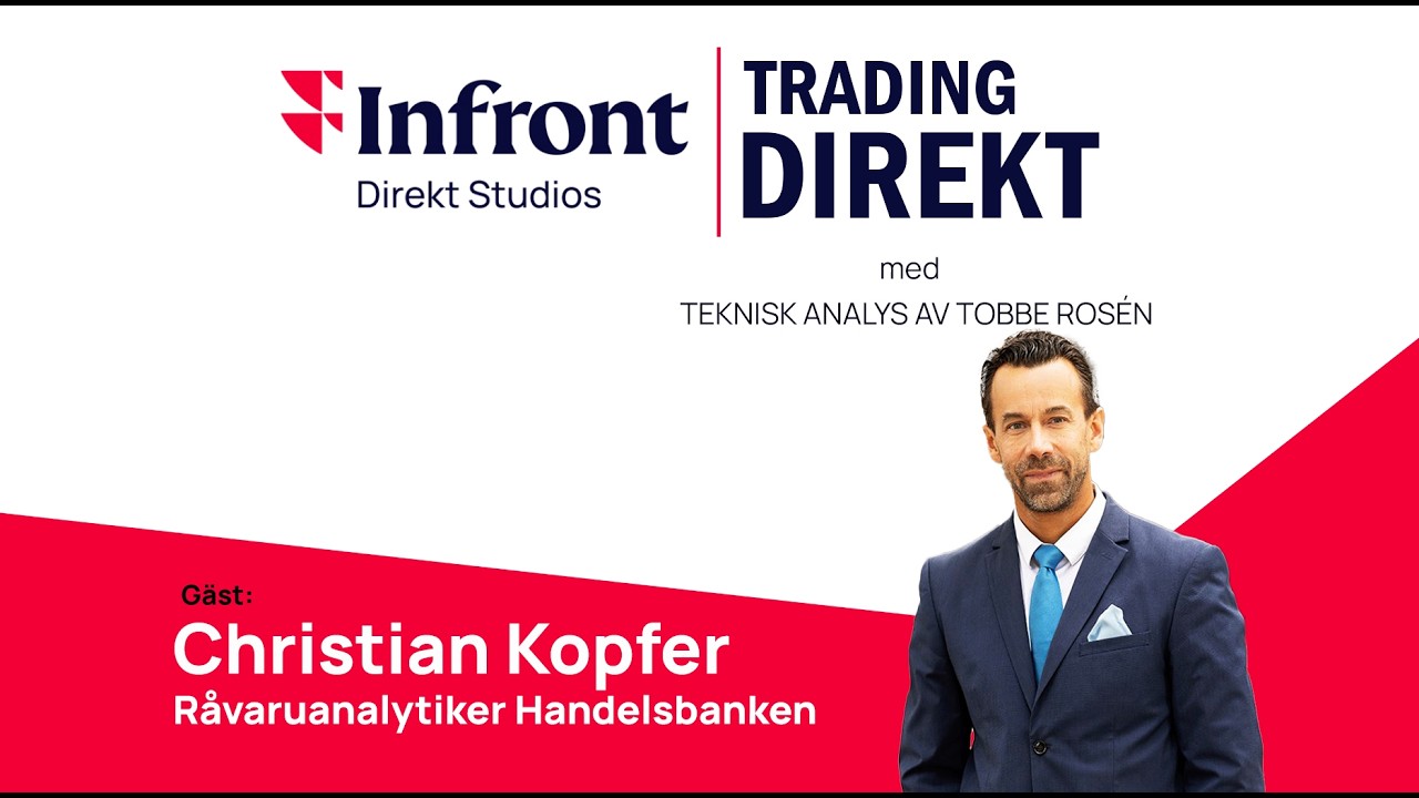 Trading Direkt 2026-03-06 | Christian Kopfer med råvarufokus, Tobbe med teknisk analys