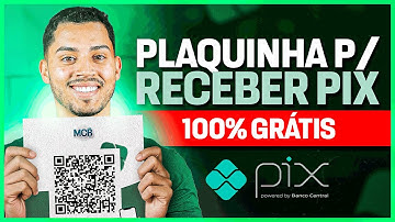 Como criar QR code PIX Grátis em Minutos com Plaquinha para o Seu Negócio!