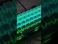 See-through blue glows, black keys float🔷⌨️💀 Ice cool tech!#fyp#trend #zornher #cool#wireless
