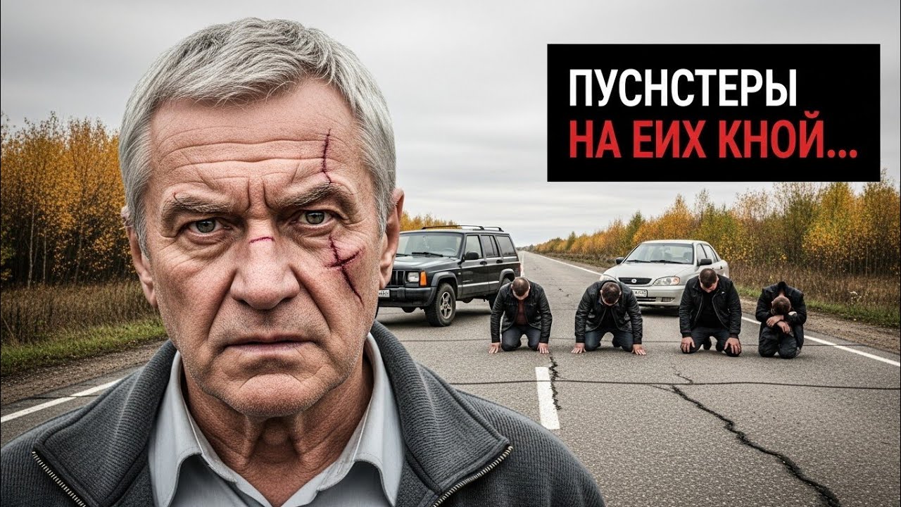 Борзые братки подрезали Жигули и нарвались на Авторитета. Расплата была мгновенной...