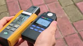 Fluke vs ZMQ-SOL Solar Power Meter – Real Sunlight Irradiance Accuracy Test