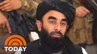 Top Taliban Official Speaks To TODAY About US Evacuation From Afghanistan