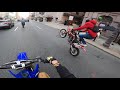 Yz125s get busy in a philly rideout  insane 