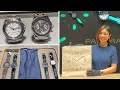 Buying first luxury Panerai Watch in Dubai Mall &amp; Shopping Rolex IWC Ingenieur MoonSwatch