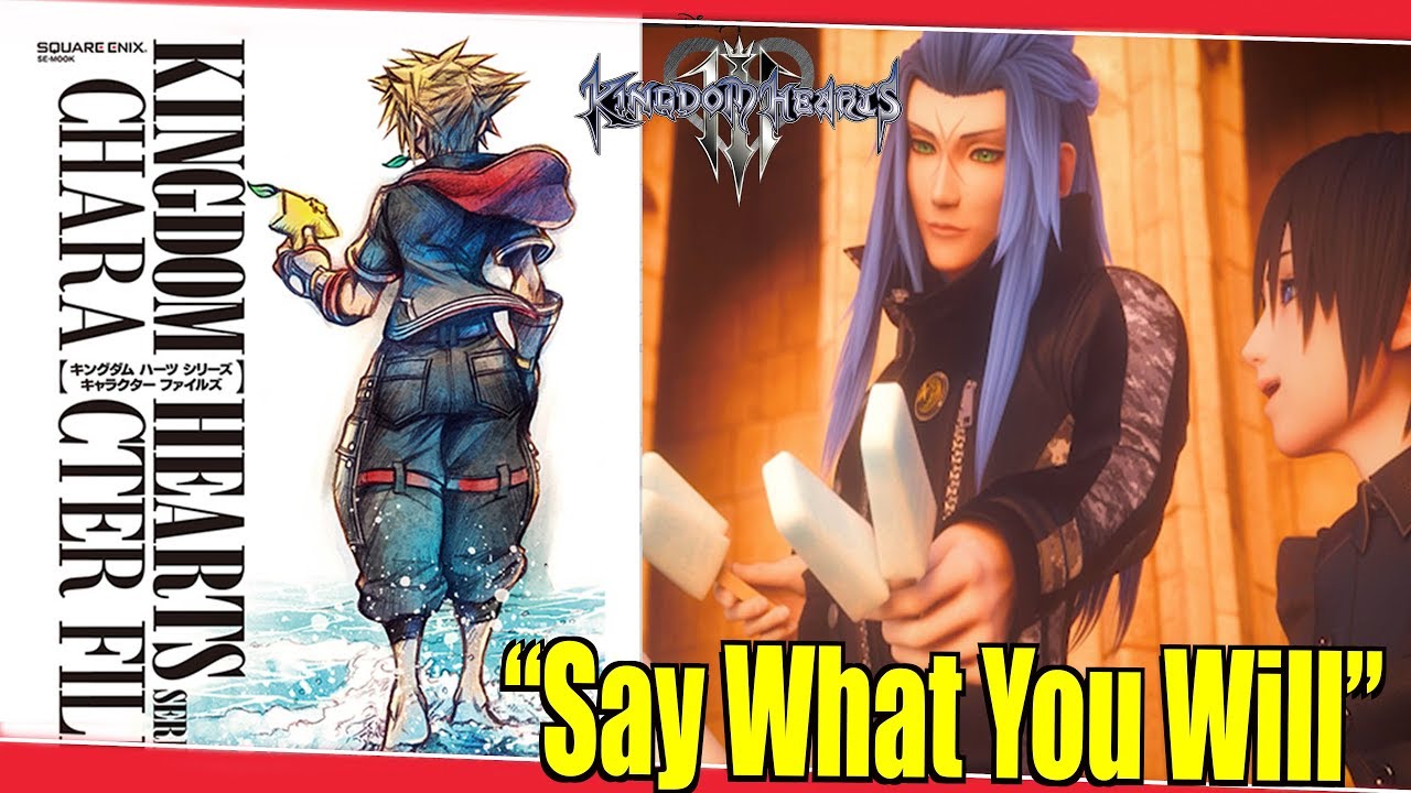 Kingdom Hearts Character Files Isa Say What You Will Youtube