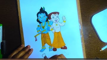 #9 How to Draw Chota Bheem & Krishna easy step by step | chota bheem aur krishna