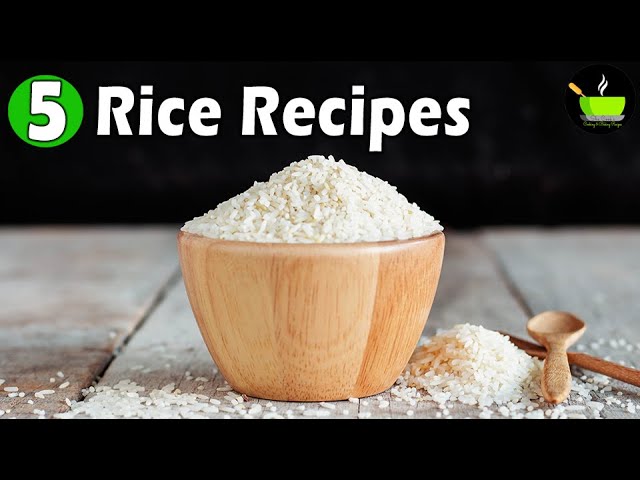 5 Easy And Quick Rice Recipes | Rice Recipe for Lunch Box | Lunch Box Recipe | Lunch Box Rice Recipe | She Cooks