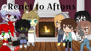 Fazbear frights Storys 14 react to Aftons