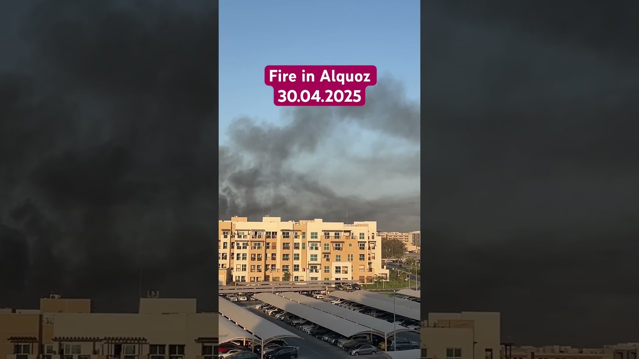 Fire in Al quoz today | 30 April 2025 | Dubai | UAE
