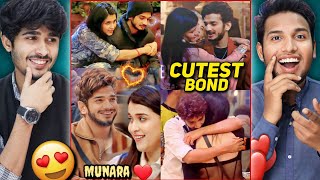 Munara Cutest & Romantic Moments Reaction 😍🔥 | Munawar Faruqui | Manara Chopra #munawar #munara
