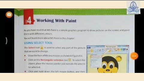 STD 3 COMPUTER CH-4 WORKING WITH PAINT
