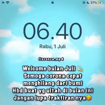 Welcome bulan juli