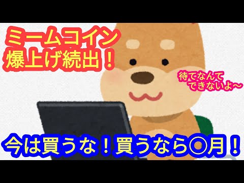 【ミームコイン爆上げ続出！ただし今は買うな！】本日の相場分析は「BTC・ETH・RNDR・ADA・ARB・FLOKI・BOME・APT・MNT・他アルトコイン10種」2024/5/28