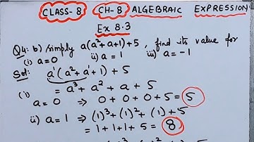 Simplify 3x(4x-5)+3 & find its values for x=3  ,x =1/2 I Simplify a(a^2+a+a+1)+5 I a=0,a=1 I