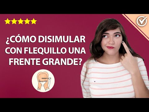 Cómo disimular mi frente grande con flequillo, peinado o maquillaje 👩