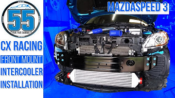 CX Racing Front Mount Intercooler Installation Mazdaspeed 3